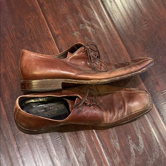 To Boot Rich Brown Leather Oxfords - Picture 2 of 2